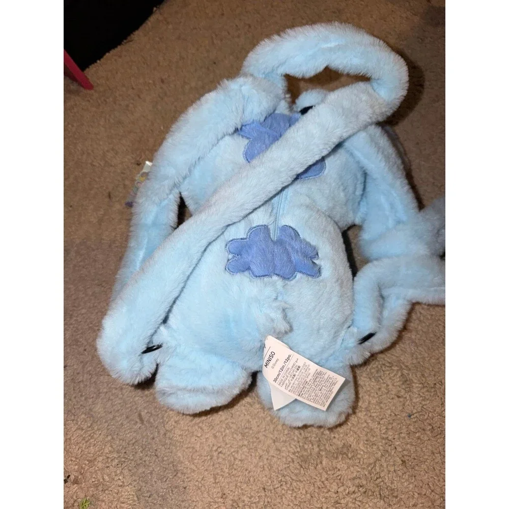 Stitch disney store blue backpack plush stuffed animal bag  NWT